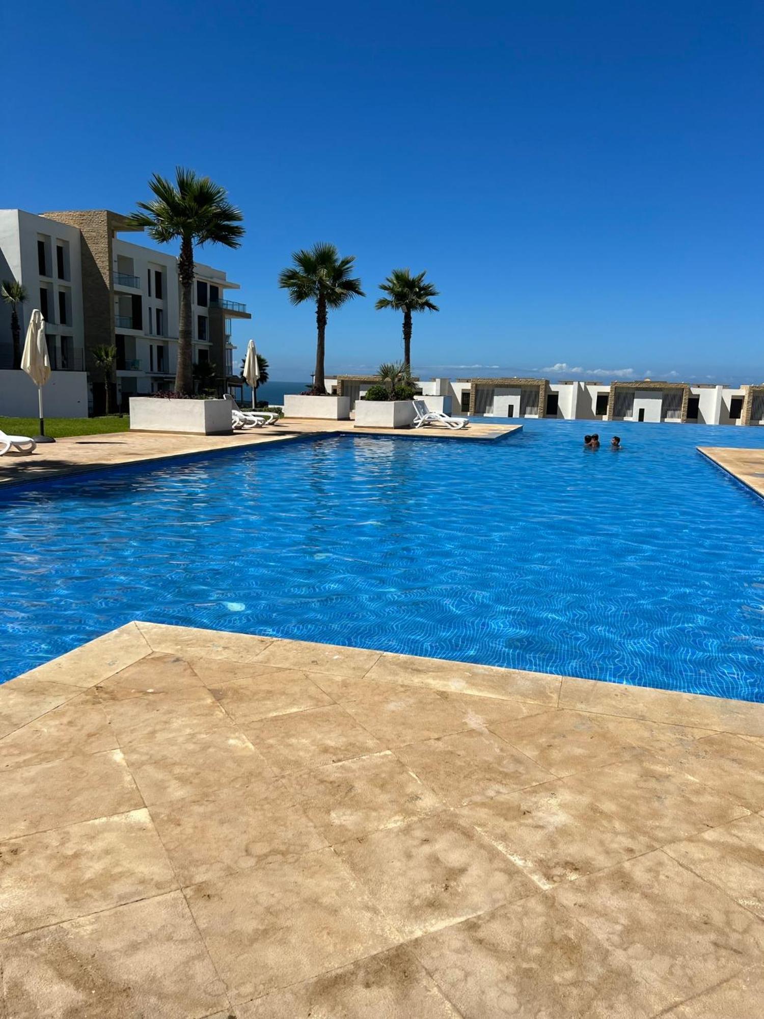 2 Bedroom Apartment With Sea View And Private Pool Sidi Bouqnadel ภายนอก รูปภาพ